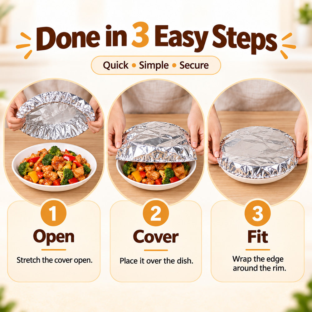 🔥2026 MUST-HAVE🥳 Reusable Food Covers🍽️ – Keep Food Fresh & Warm, Help Keep Flies & Dust Away. Fits All Kinds of Containers – Stock Up & Save Today!