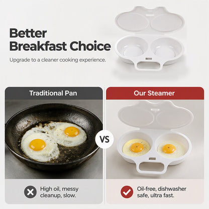🆙🆙🆙🥚 2026 BESTSELLER 🥳 Microwave Egg Poacher – Two-Egg Design, Non-Stick Surface & Easy to Clean. Uses Less Oil Than Frying – Stock Up & Save Today! 🏠