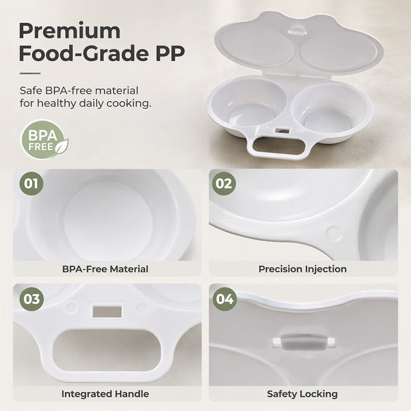 🆙🆙🆙🥚 2026 BESTSELLER 🥳 Microwave Egg Poacher – Two-Egg Design, Non-Stick Surface & Easy to Clean. Uses Less Oil Than Frying – Stock Up & Save Today! 🏠