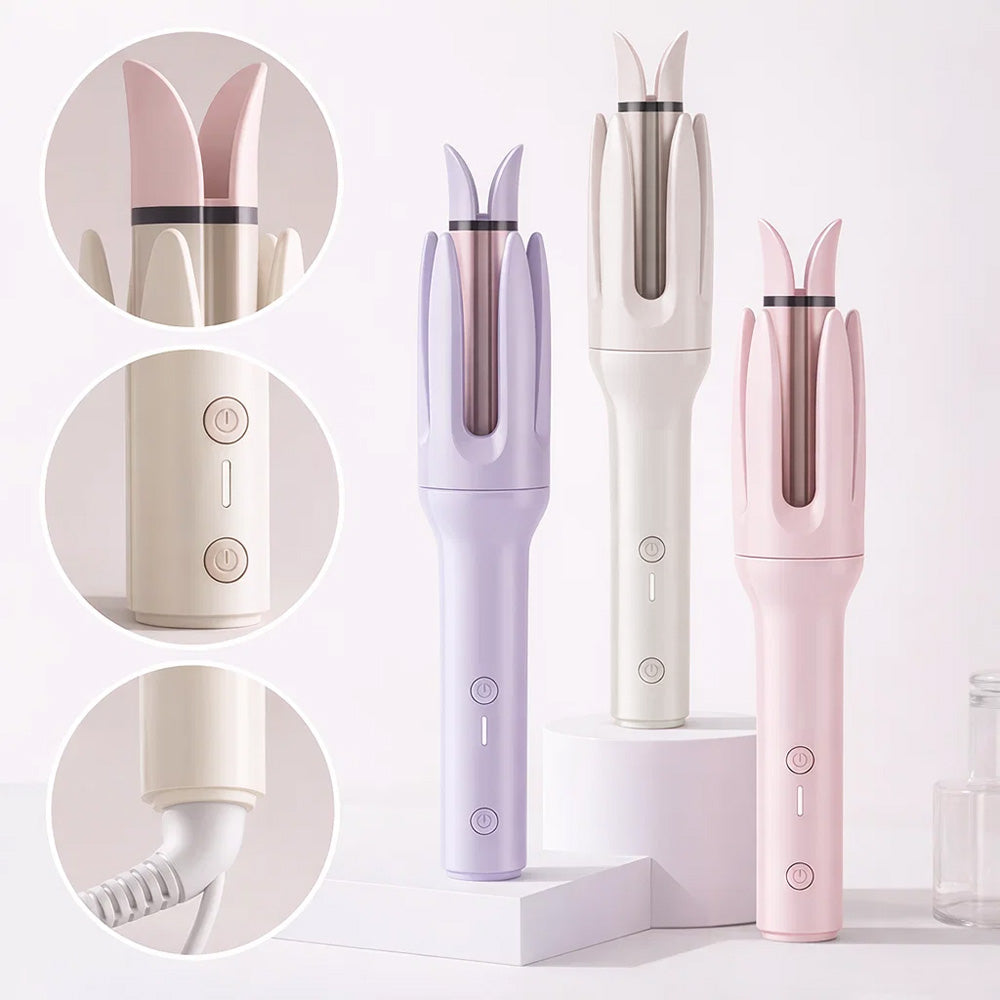⏰👩🏻‍🦱Automatic curling iron with four temperature settings