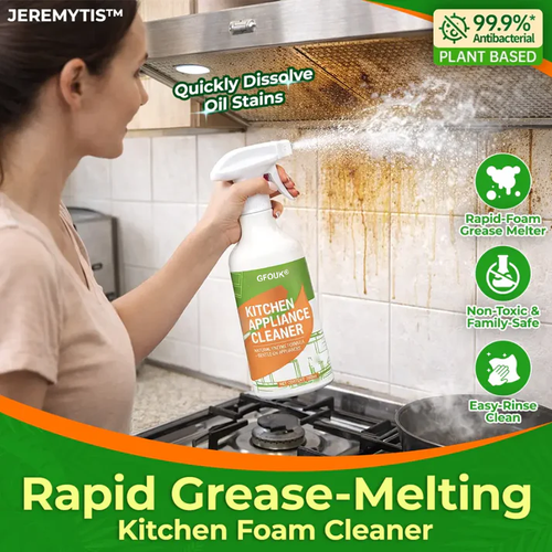 🧽✨Instant Foam Kitchen Cleaner  – Rapid Grease Removal  for Hobs, Ovens & Cooker Hoods 🏠