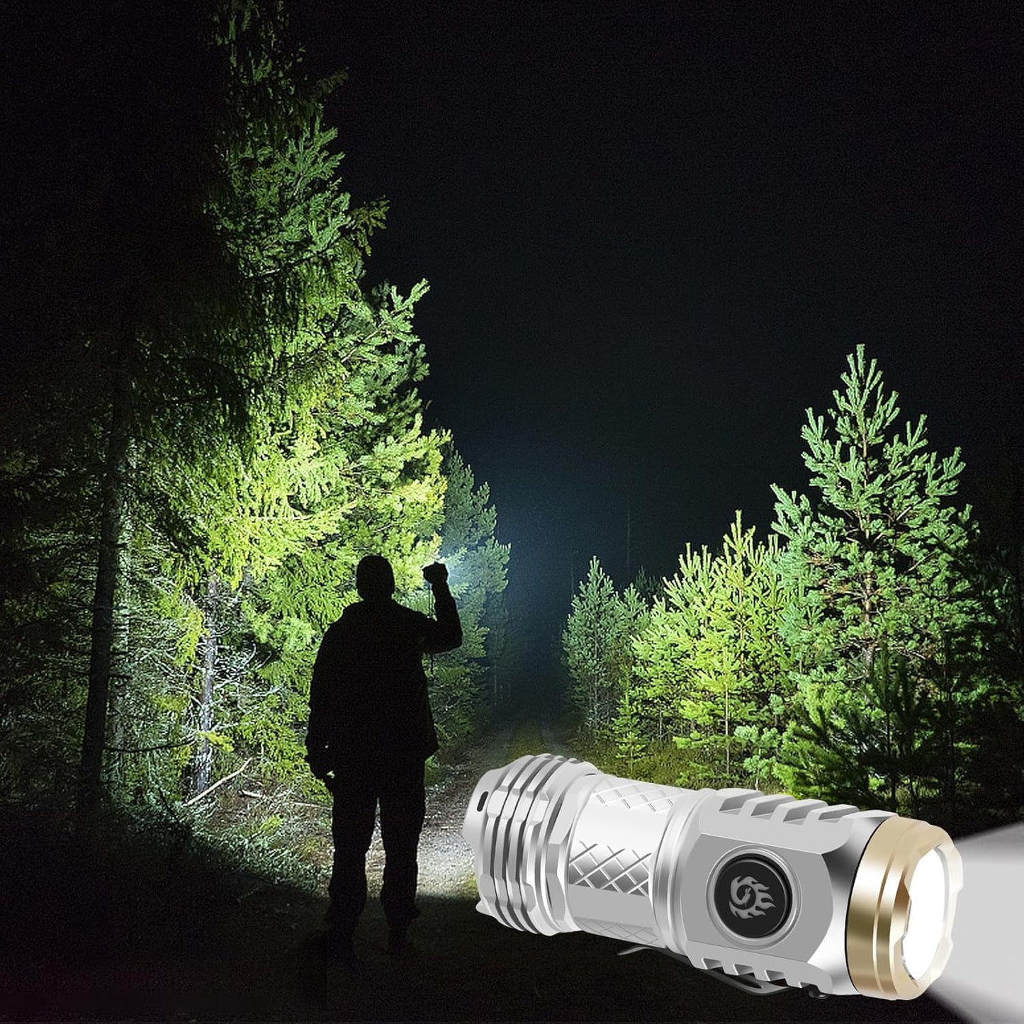 ✨🔦Three-Eyed Monster Mini Flashlight🧰— Ultra-Bright Rechargeable LED Torch | Compact, Long-Range & Water-Resistant