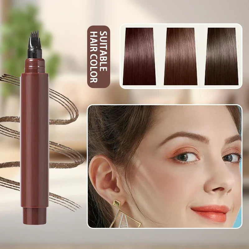 🌸✨4-Tip Microblade Pen for Brows & Beards – Waterproof, Smudge-Proof & Natural Look
