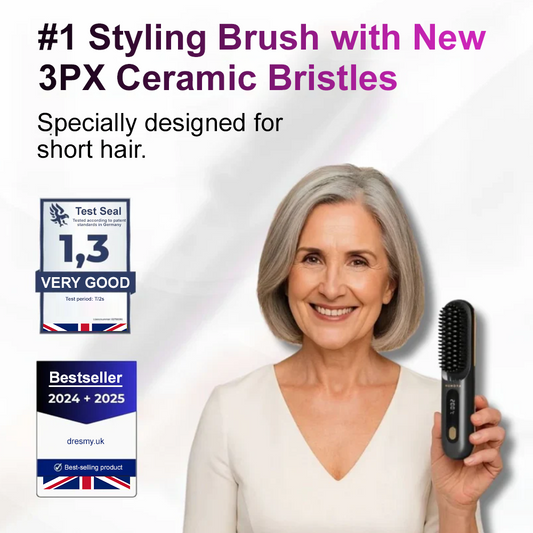 ⚡🪮 The First Smart Styling Brush for Short Hair – Precise, Safe & Effortless