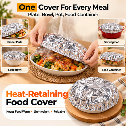 🔥2026 MUST-HAVE🥳 Reusable Food Covers🍽️ – Keep Food Fresh & Warm, Help Keep Flies & Dust Away. Fits All Kinds of Containers – Stock Up & Save Today!