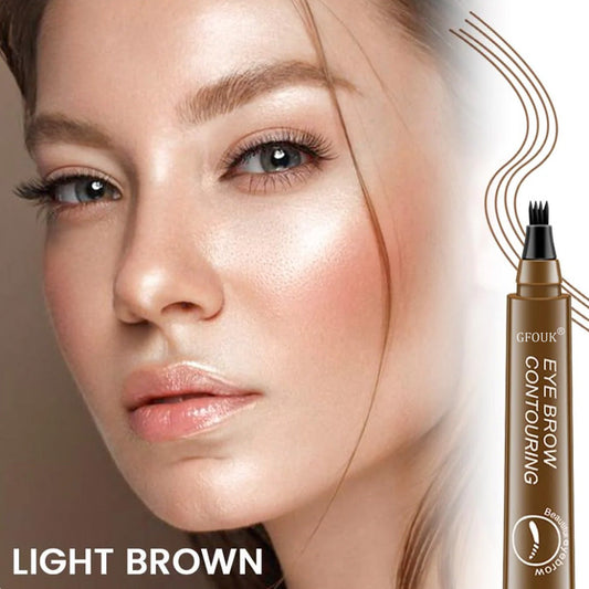 🌸✨4-Tip Microblade Pen for Brows & Beards – Waterproof, Smudge-Proof & Natural Look