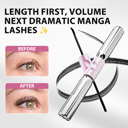 ✨👁️ Dual-Ended Waterproof Mascara for Volume, Length & Curl 🧚🏻‍♀️— Clump-Free Fuller, Longer Lashes in 2 Easy Steps