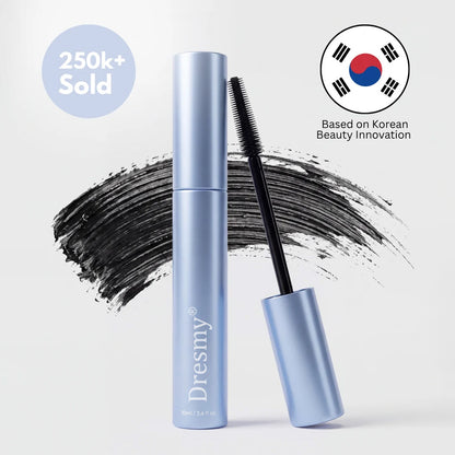💙Dresmy® Waterproof Fibre Mascara Mascara – Instant Length, Lift & Fuller-Looking Lashes