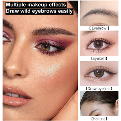 ✨👁️Waterproof Ultra-Fine 2-Tip Fork Eyebrow Pen🪶 – Natural Hair-Like Strokes, Smudge-Proof & Long-Lasting
