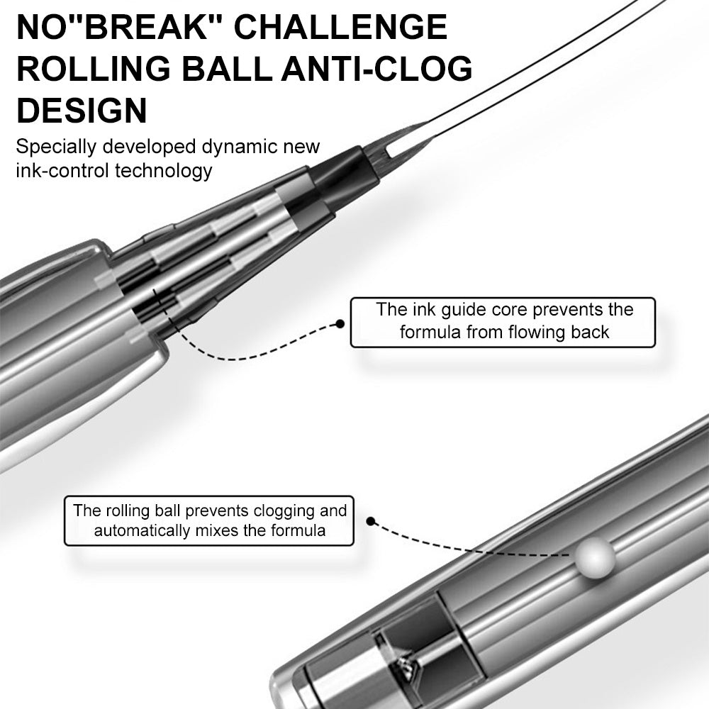 ✨👁️Waterproof Ultra-Fine 2-Tip Fork Eyebrow Pen🪶 – Natural Hair-Like Strokes, Smudge-Proof & Long-Lasting