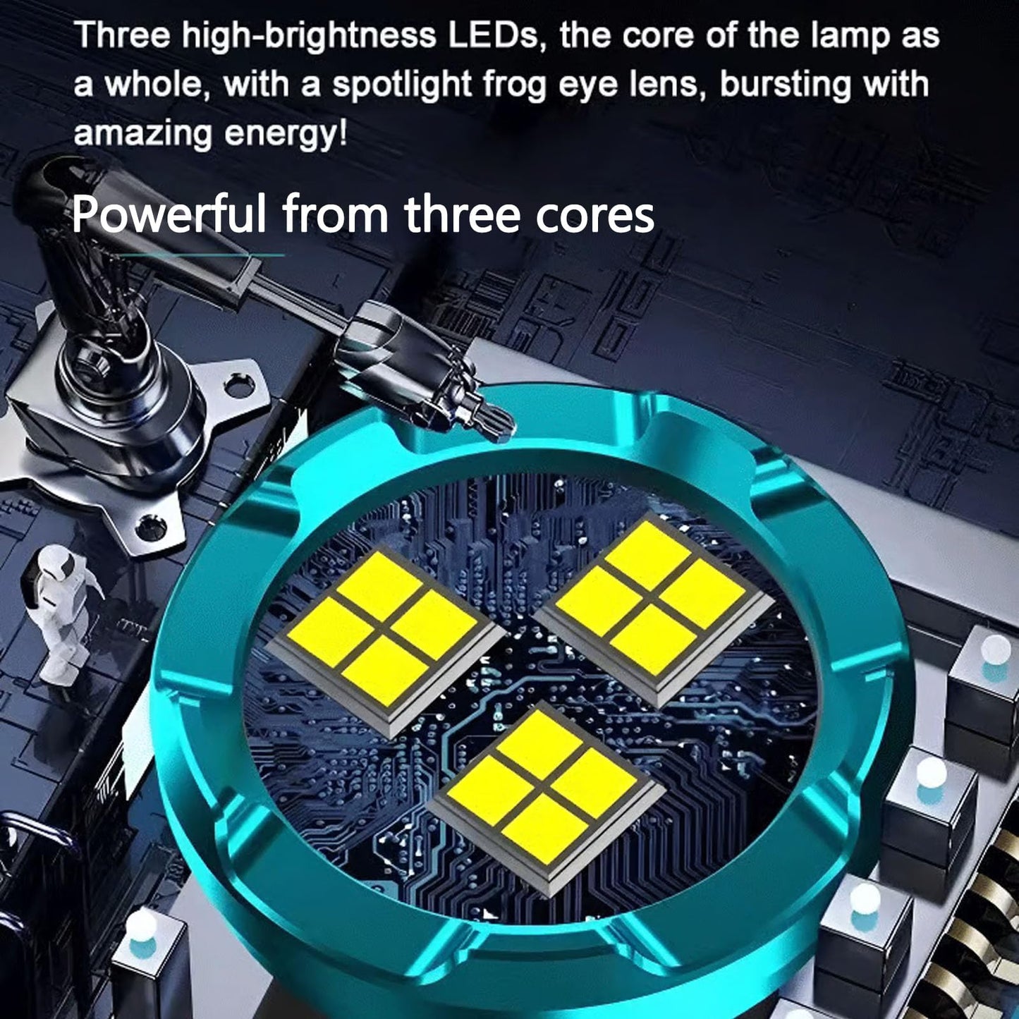 ✨🔦Three-Eyed Monster Mini Flashlight🧰— Ultra-Bright Rechargeable LED Torch | Compact, Long-Range & Water-Resistant