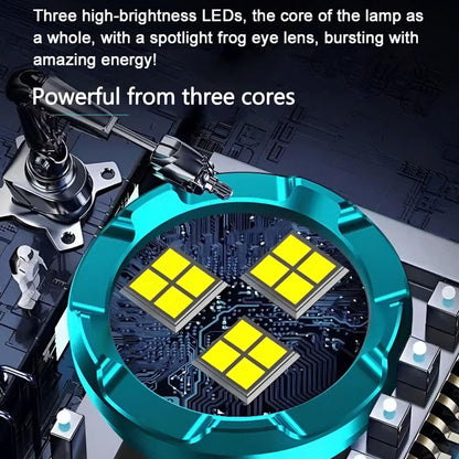 ✨🔦Three-Eyed Monster Mini Flashlight🧰— Ultra-Bright Rechargeable LED Torch | Compact, Long-Range & Water-Resistant