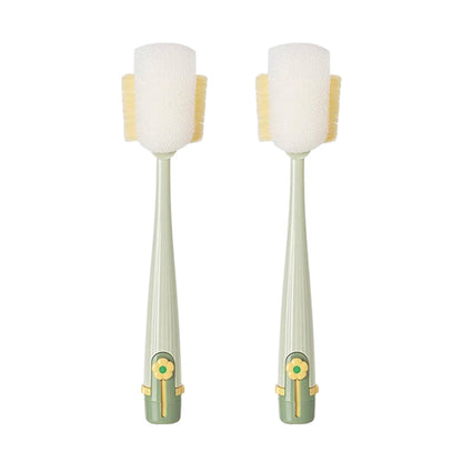 🧽🫧Multifunktionale 5-in-1 Flaschenbürste – Ideal zur Reinigung von Becherdeckeln & für Küchenarbeiten im Haushalt