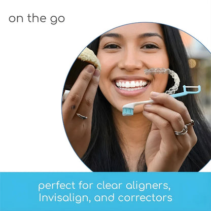 🦷Instant Fresh Mini Toothbrush & Floss🪥 – No Water, No Awkward Breath