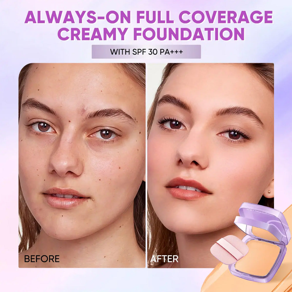 ✨🤍High-Coverage Cream Foundation – Even Complexion & Flawless Finish