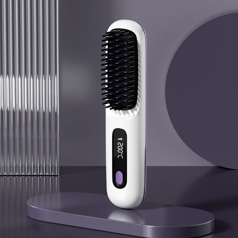 ⚡🪮The First Smart Styling Brush for Short Hair🪄 – Precise, Safe & Effortless