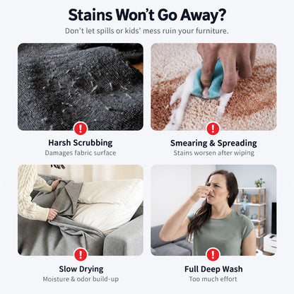 ⚡2026 BESTSELLER🥳 Powerful Foam Cleaner for Fabrics – 30s Stain Removal, 99% Bacteria Killed & Easy to Use. Deep Cleans Without Harsh Scrubbing – Stock Up & Save Today!