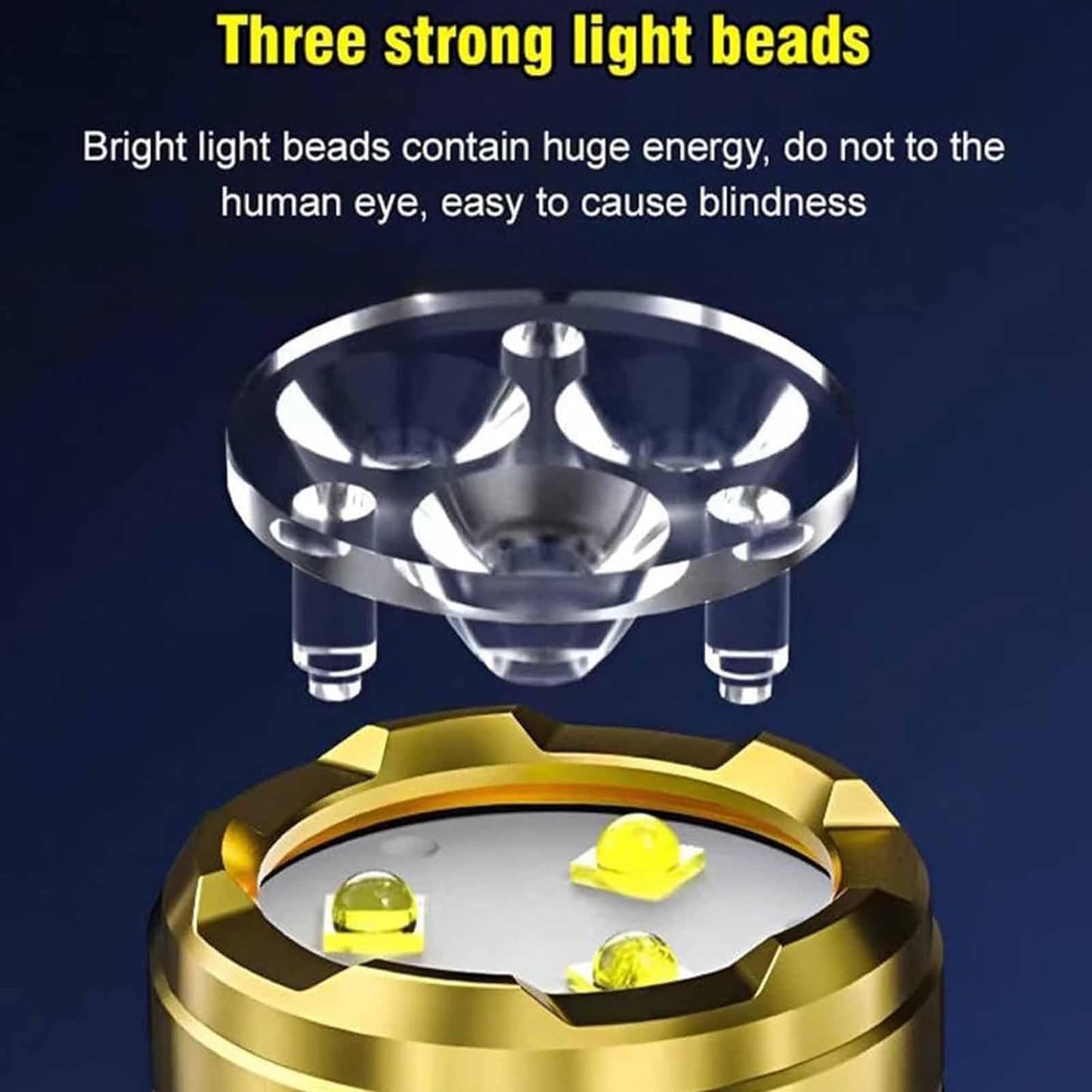 ✨🔦Three-Eyed Monster Mini Flashlight🧰— Ultra-Bright Rechargeable LED Torch | Compact, Long-Range & Water-Resistant