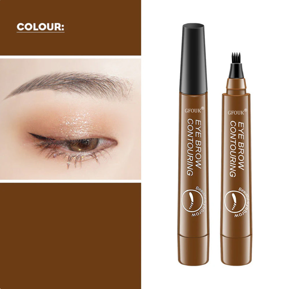 🌸✨4-Tip Microblade Pen for Brows & Beards – Waterproof, Smudge-Proof & Natural Look