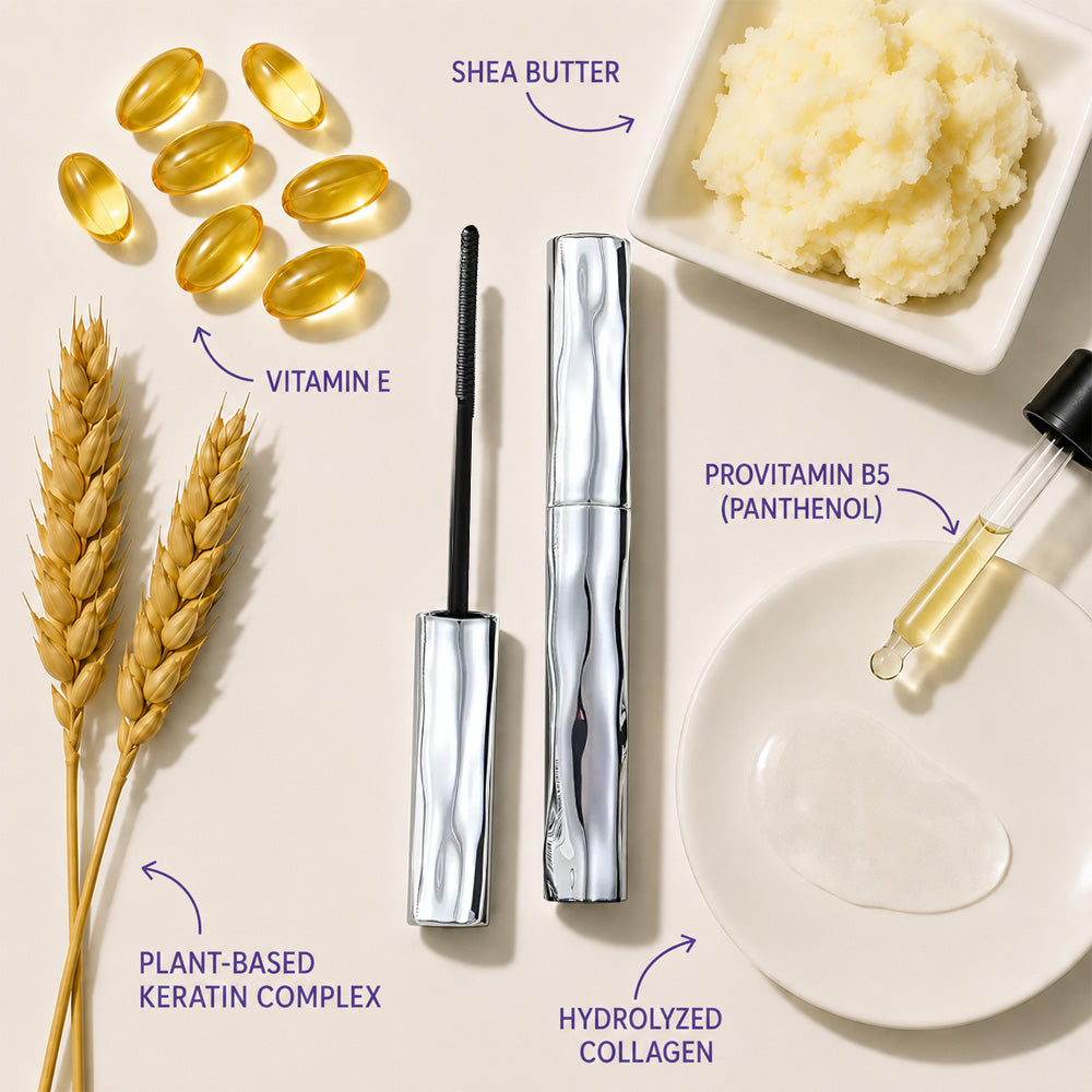 🌟Waterproof Fibre Mascara🦄 – Volume & Length without Clumping for Dramatic Moments
