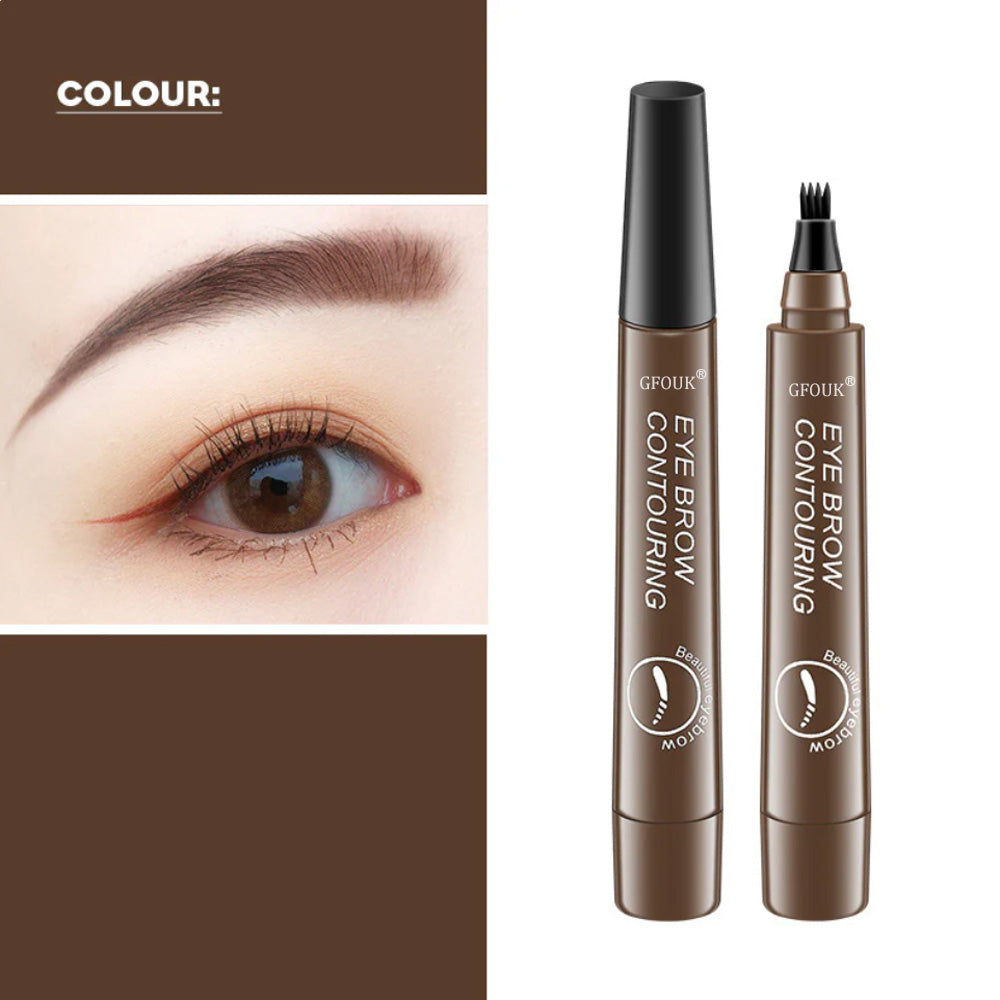 🌸✨4-Tip Microblade Pen for Brows & Beards – Waterproof, Smudge-Proof & Natural Look