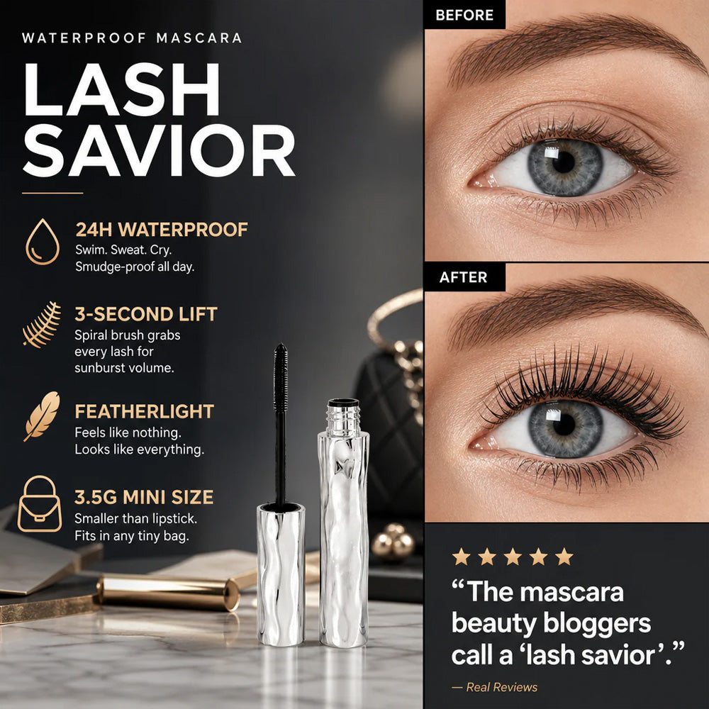 🌟Waterproof Fibre Mascara🤩 – Volume & Length without Clumping for Dramatic Moments