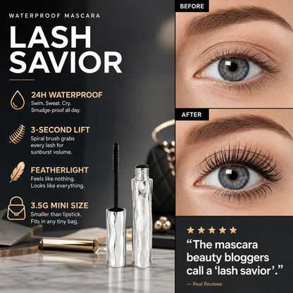 🌟Waterproof Fibre Mascara🤩 – Volume & Length without Clumping for Dramatic Moments
