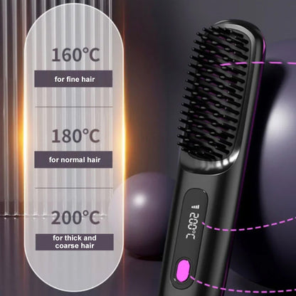 ⚡🪮 The First Smart Styling Brush for Short Hair – Precise, Safe & Effortless