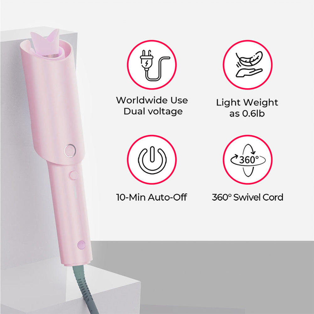 ⏰👩🏻‍🦱Automatic curling iron with four temperature settings
