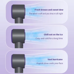 🌬️❄️Portable Handheld Fan🍃, USB Rechargeable Cooling Fan, Adjustable Fan for Home Office School Travel