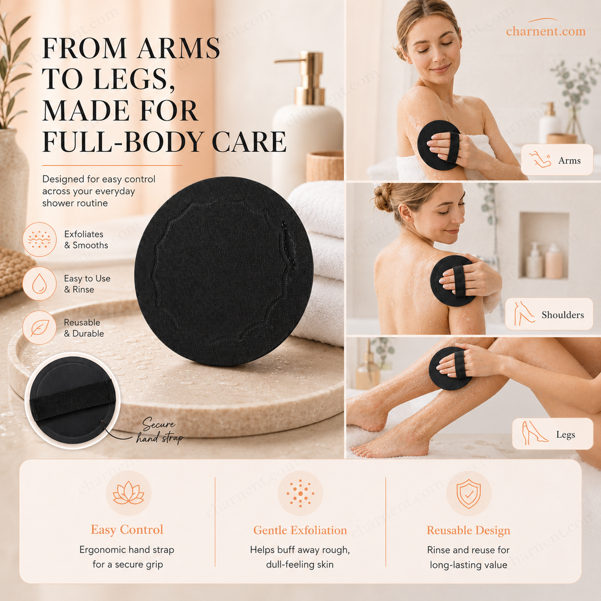 ⏰Last Day Buy 1 Get 1 Free💦 Scrub Bath Pads – Gently exfoliate, unclog pores, reveal brighter skin. Durable rubber, easy to rinse. A little scrub goes a long way! ✨🛀