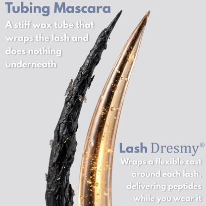 💙Dresmy® Waterproof Fibre Mascara Mascara – Instant Length, Lift & Fuller-Looking Lashes