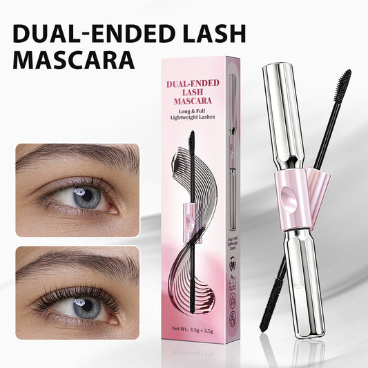 ✨👁️ Dual-Ended Waterproof Mascara for Volume, Length & Curl 🧚🏻‍♀️— Clump-Free Fuller, Longer Lashes in 2 Easy Steps
