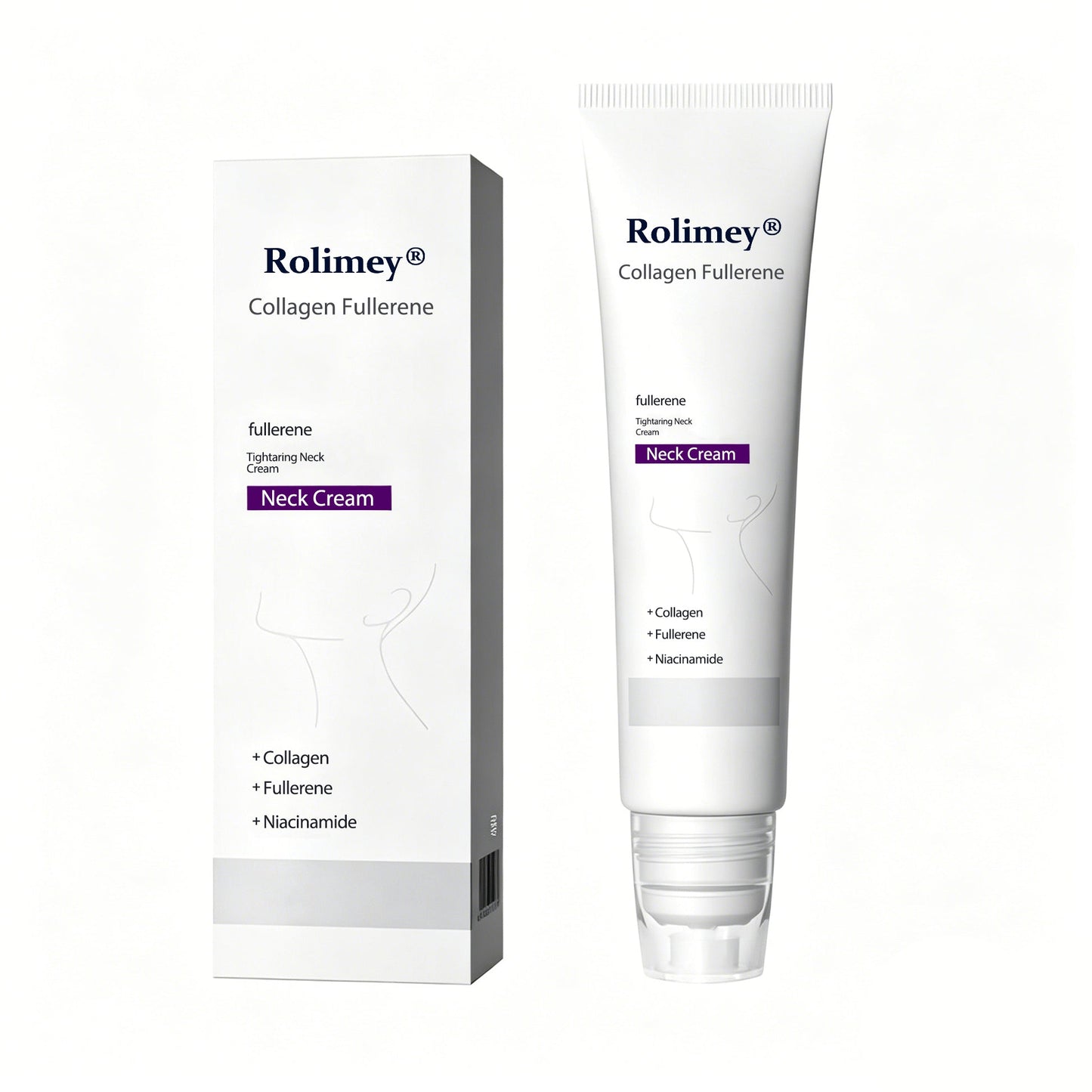 Rolimey® Neck Firming Roller Cream 🪄| Collagen & Hyaluronic Acid Anti-Ageing Cream for Wrinkles, Sagging Skin & Double Chin