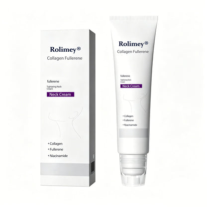 Rolimey® Neck Firming Roller Cream 🪄| Collagen & Hyaluronic Acid Anti-Ageing Cream for Wrinkles, Sagging Skin & Double Chin