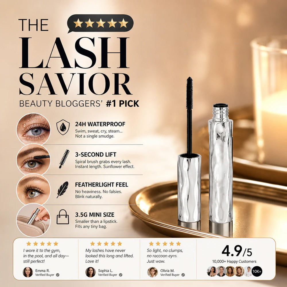 🌟Waterproof Fibre Mascara🤩 – Volume & Length without Clumping for Dramatic Moments