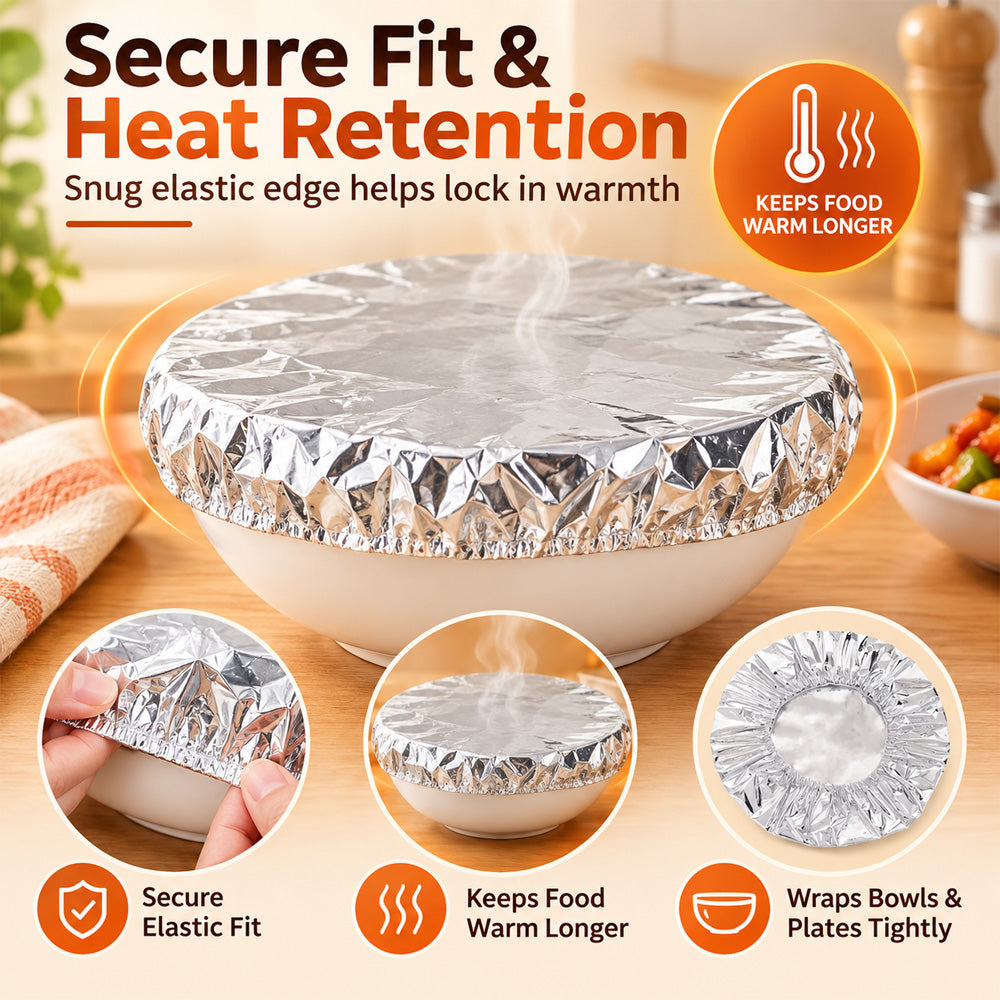 🔥2026 MUST-HAVE🥳 Reusable Food Covers🍽️ – Keep Food Fresh & Warm, Help Keep Flies & Dust Away. Fits All Kinds of Containers – Stock Up & Save Today!