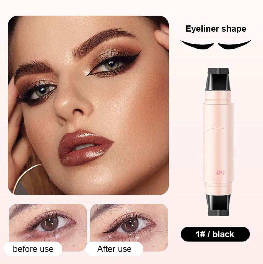 🎉Last Day Promotion 70% OFF🎉Celsiora® Dual-Head Eyeliner Stamp Pen - Quick-Dry, Smudge-Proof