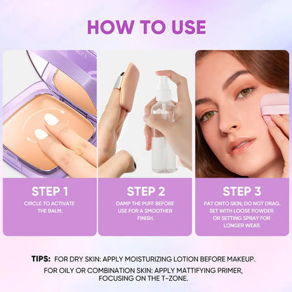 ✨🤍High-Coverage Cream Foundation – Even Complexion & Flawless Finish
