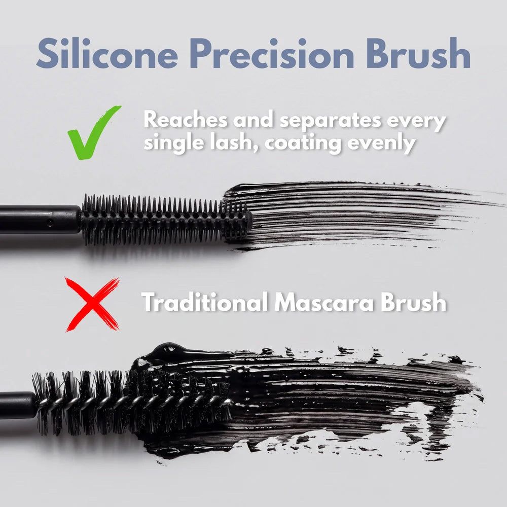 💙Dresmy® Waterproof Fibre Mascara Mascara – Instant Length, Lift & Fuller-Looking Lashes