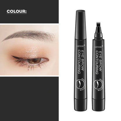 🌸✨4-Tip Microblade Pen for Brows & Beards – Waterproof, Smudge-Proof & Natural Look