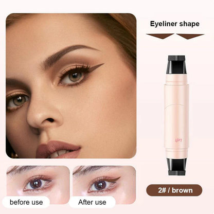 🎉Last Day Promotion 70% OFF🎉Celsiora® Dual-Head Eyeliner Stamp Pen - Quick-Dry, Smudge-Proof