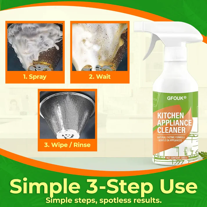 🧽✨Instant Foam Kitchen Cleaner  – Rapid Grease Removal  for Hobs, Ovens & Cooker Hoods 🏠