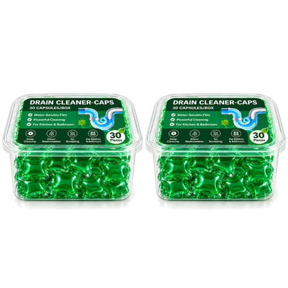 🆙🆙🆙✅ 30 Drain Cleaner Capsules – Tackles Hair, Grease & Blockages in Just 5 Minutes