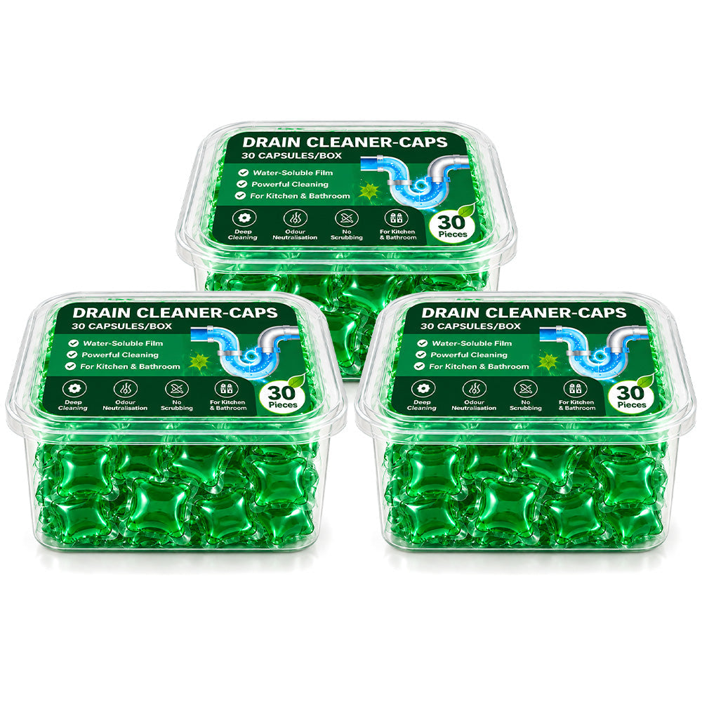 🆙🆙🆙✅ 30 Drain Cleaner Capsules – Tackles Hair, Grease & Blockages in Just 5 Minutes
