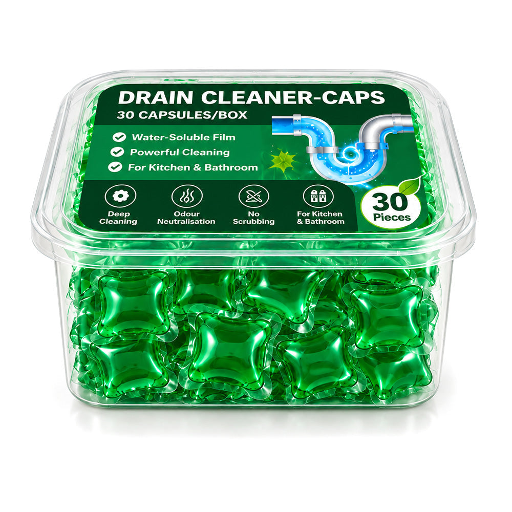🆙🆙🆙✅ 30 Drain Cleaner Capsules – Tackles Hair, Grease & Blockages in Just 5 Minutes