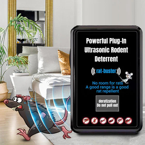 ⏳Limited time 50% discount💥Powerful plug-in ultrasonic rodent repellent