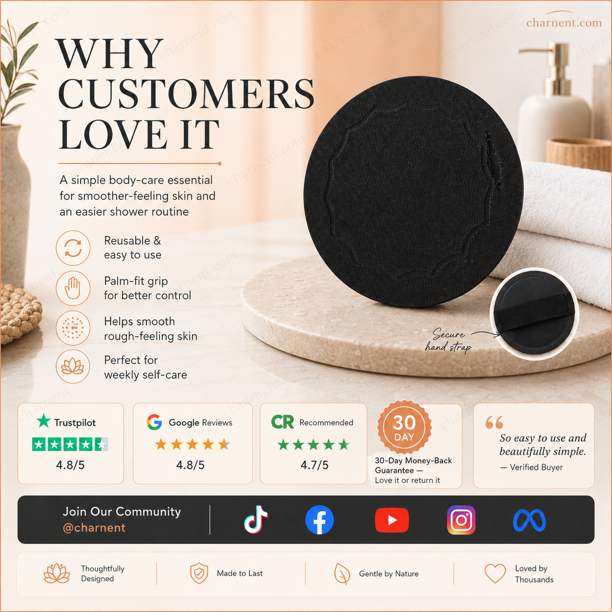 ⏰Last Day Buy 1 Get 1 Free💦 Scrub Bath Pads – Gently exfoliate, unclog pores, reveal brighter skin. Durable rubber, easy to rinse. A little scrub goes a long way! ✨🛀