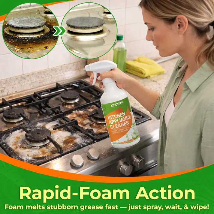 🧽✨Instant Foam Kitchen Cleaner  – Rapid Grease Removal  for Hobs, Ovens & Cooker Hoods 🏠
