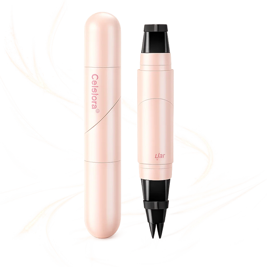 🎉Last Day Promotion 70% OFF🔥Celsiora® Dual-Head Eyeliner Stamp Pen - Quick-Dry, Smudge-Proof